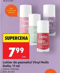 Biedronka Lakier do paznokci Vinyl Nails różne rodzaje oferta