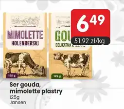 Market Point Ser gouda, mimolette plastry oferta