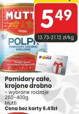 Market Point Pomidory całe, krojone drobno wybrane rodzaje oferta