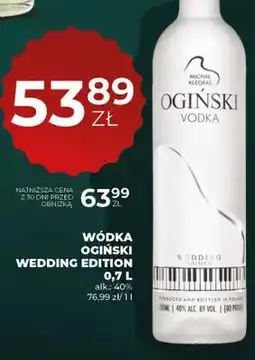 Duży Ben Wódka Ogiński Wedding Edition oferta