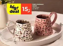 Dealz Kubek z kwiatowym wzorem różne kolory oferta