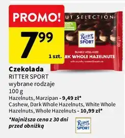 Intermarche Czekolada hazelnuts Ritter Sport oferta