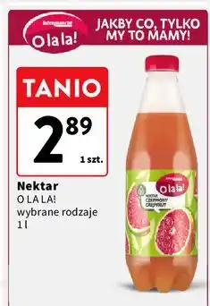 Intermarche Nektar czerwony grejpfrut O La La! oferta