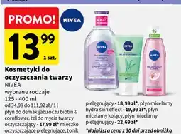Intermarche Płyn micelarny pielęgnujący cera normalna i mieszana Nivea Visage oferta