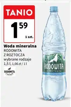 Intermarche Woda niegazowana Rodowita Z Roztocza oferta
