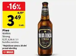 Intermarche Piwo Warka Strong oferta