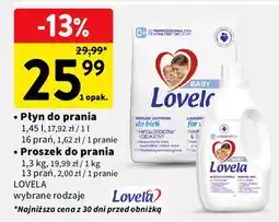 Intermarche Proszek do prania bieli Lovela Baby oferta
