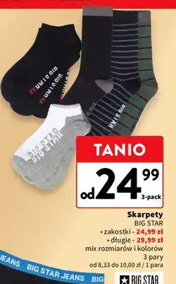 Intermarche Skarpety długie Big Star oferta