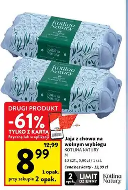 Intermarche Jaja z wolnego wybiegu m Kotlina Natury oferta