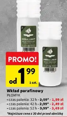 Intermarche Wkład parafinowy 52 h Płomyk oferta
