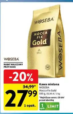 Intermarche Kawa Woseba Mocca Fix Gold oferta