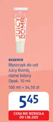 dm drogerie markt Essence Błyszczyk do ust Juicy Bomb oferta