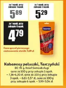 Auchan Kabanosy paluszki Tarczyński oferta
