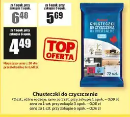 Auchan Auchan Chusteczki do czyszczenia oferta