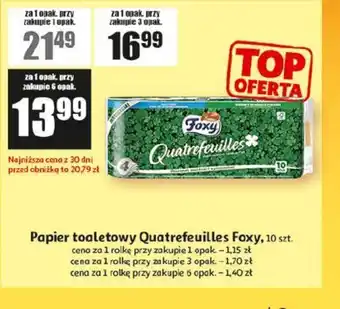 Foxy Papier toaletowy Quatrefeuilles