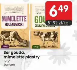 Market Point Jansen Ser gouda, mimolette plastry oferta