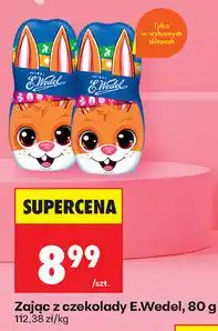 Biedronka Zając z czekolady E.Wedel oferta