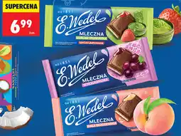 Biedronka Czekolada mleczna E.Wedel, 100 g: winogronowa, biała brzoskwinia, matcha-truskawka oferta