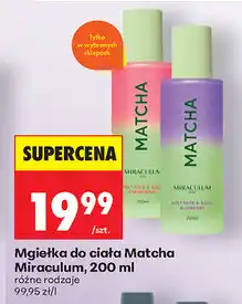 Biedronka Mgiełka do ciała Matcha Miraculum oferta