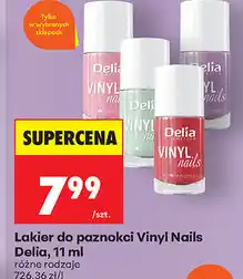 Biedronka Lakier do paznokci Vinyl Nails Delia oferta