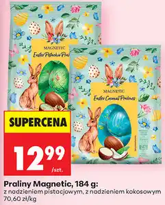 Biedronka Praliny Magnetic, 184 g: z nadzieniem pistacjowym, z nadzieniem kokosowym oferta