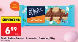 Biedronka Czekolada mleczna z karmelem E.Wedel oferta
