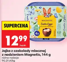 Biedronka Jajka z czekolady mlecznej z nadzieniem Magnetic, 144 g (różne rodzaje) oferta