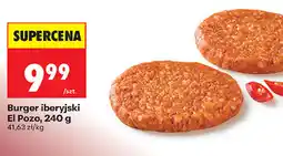 Biedronka Burger iberyjski El Pozo oferta
