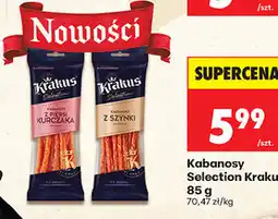 Biedronka Kabanosy Selection Krakus oferta