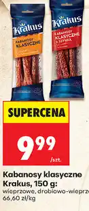 Biedronka Kabanosy klasyczne Krakus oferta