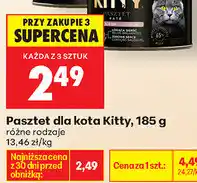 Biedronka Pasztet dla kota Kitty, 185 g (różne rodzaje) oferta