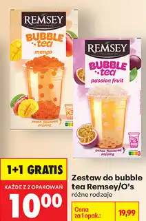 Biedronka Zestaw do bubble tea Remsey/O's różne rodzaje oferta