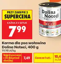 Biedronka Karma dla psa wołowina Dolina Noteci oferta