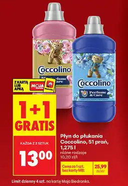 Biedronka Płyn do płukania Coccolino oferta