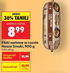 Biedronka Flaki wołowe w rosole Nasze Smaki oferta