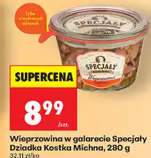 Biedronka Wieprzowina w galarecie Specjały Dziadka Kostka Michna oferta