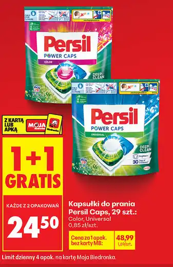 Biedronka Kapsułki do prania Persil Caps oferta