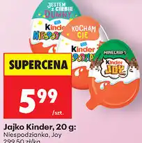 Biedronka Jajko Kinder, 20 g: Niespodzianka, Joy oferta