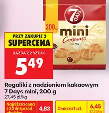 Biedronka Rogaliki z nadzieniem kakaowym 7 Days mini oferta