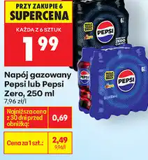 Biedronka Napój gazowany Pepsi lub Pepsi Zero oferta