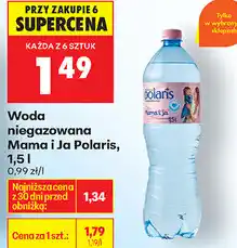 Biedronka Woda niegazowana Mama i Ja Polaris oferta