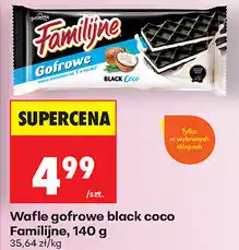 Biedronka Wafle gofrowe black coco Familijne oferta