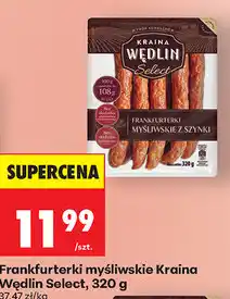 Biedronka Frankfurterki myśliwskie Kraina Wędlin Select oferta