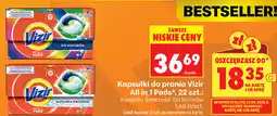 Biedronka Kapsułki do prania Vizir All in 1 PODS, 22 szt oferta