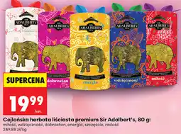 Biedronka Cejlońska herbata liściasta premium Sir Adalbert's oferta