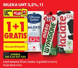 Biedronka Mleko UHT 3,2% oferta