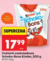 Biedronka Cukierki czekoladowe Schoko-Bons Kinder oferta