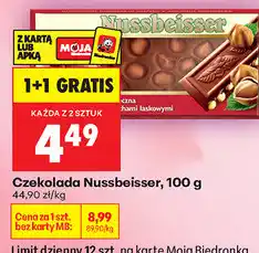 Biedronka Czekolada Nussbeisser oferta