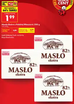 Biedronka Masło Ekstra z Polskiej Mleczarni oferta