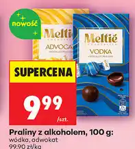 Biedronka Praliny z alkoholem Meltie, 100 g (wódka, adwokat) oferta